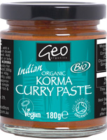 Geo Organics Korma Curry Paste Organic 180g