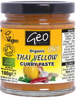 Geo Organics Thai Yellow Curry Paste Organic 180g