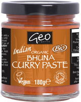 Geo Organics Indian Bhuna Curry Paste Organic 180g