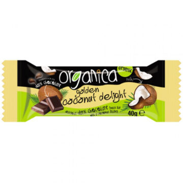 Organica Vegan Golden Coconut Bar 40g