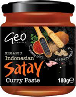 Geo Indonesian Satay Curry Paste Organic 180g