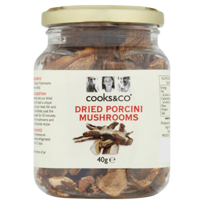 Cooks & Co Dried Porcini Mushrooms 40g