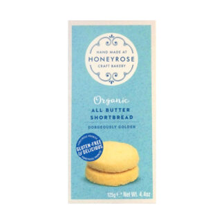 Honeyrose All Butter Shortbread Organic 125g