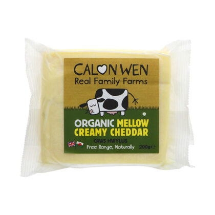 Calon Wen Mellow Creamy Cheddar Organic 200g