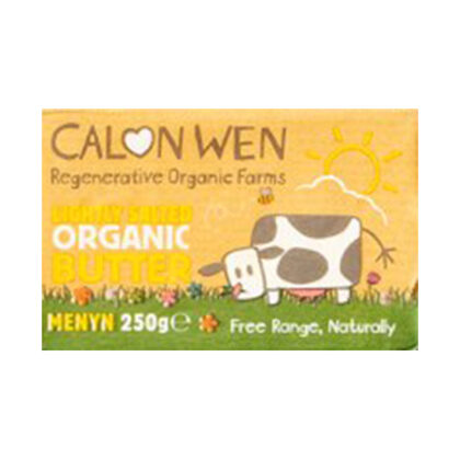 Calon Wen Welsh Butter Lightly Salted Organic 250g