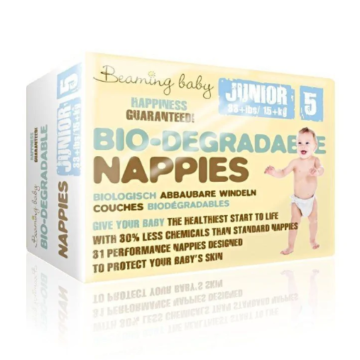 Beaming Baby Bio-Degradable Nappies Junior 5