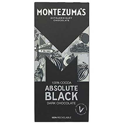 Montezuma’s Absolute Black With Almonds 90g