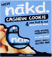 Nakd Cashew Cookie Bars 35g x 4