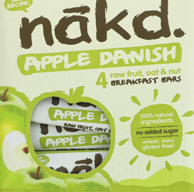 Nakd Apple Danish Bars 35g x 4