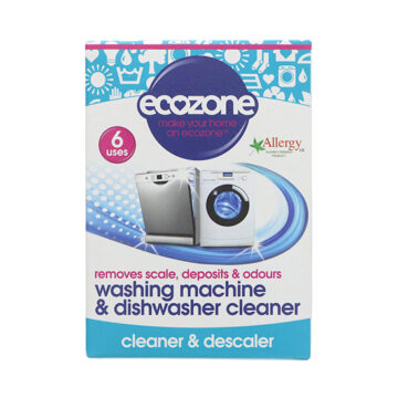 Ecozone Washing Machine & Dishwasher Cleaner Tablets 120g