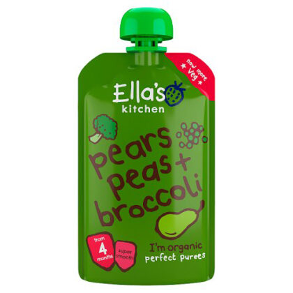 Ella’s Kitchen Pears, Peas & Broccoli Baby Food Organic