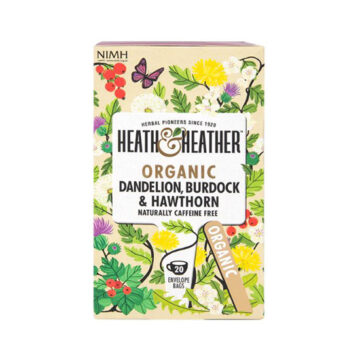 Heath & Heather Dandelion Burdock & Hawthorn Herbal Infusions Organic