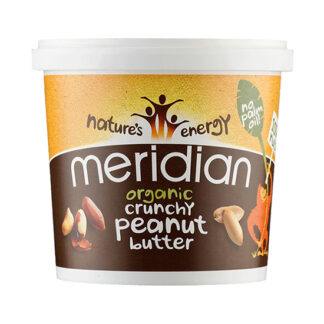 Meridian Crunchy Peanut Butter No Added Salt & Sugar Organic 1kg