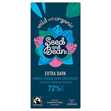 Seed & Bean Extra Dark Chocolate 72% Cocoa Organic