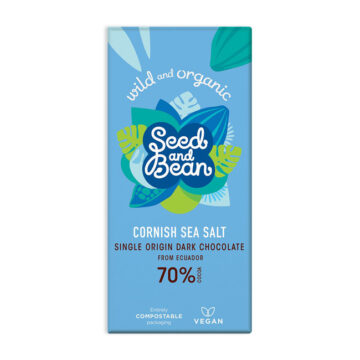 Seed & Bean Co. Cornish Sea Salt Extra Dark Chocolate