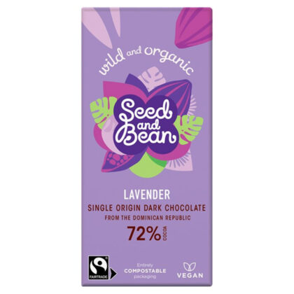 Seed & Bean Lavender Extra Dark Chocolate Organic