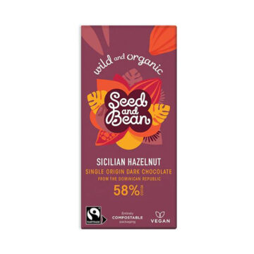 Seed & Bean Co Sicilian Hazelnut Fine Dark Chocolate Organic