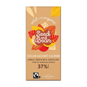 Seed & Bean Co Sicilian Hazelnut & Almond Milk Chocolate Organic