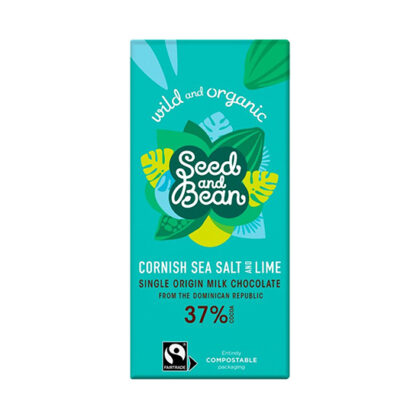 Seed & Bean Co Milk Chocolate Sea Salt & Lime Organic