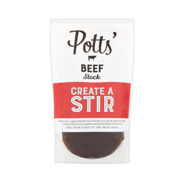 Potts’ Quick To Cook Beef Stock 400g