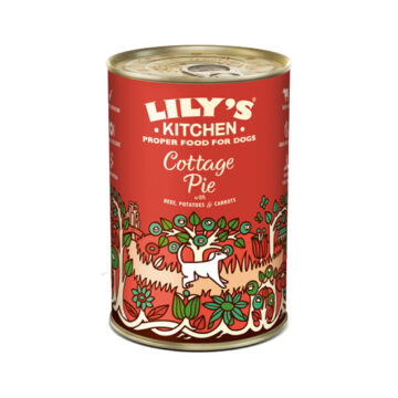 Lily’s Kitchen Cottage Pie Dinner Organic Tinned Dog Food 400g