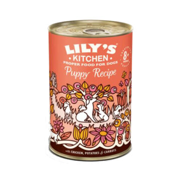 Lily’s Kitchen Chicken Dinner Tinned Dog Food For Puppies 400g