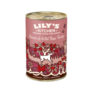 Lily’s Kitchen Venison & Wild Boar Terrine Tinned Dog Food 400g