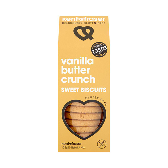 Kent & Fraser Vanilla Butter Crunch Sweet Biscuits 125g