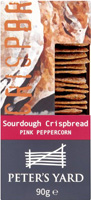 Peter’s Yard Sourdough Crackers Pink Peppercorn