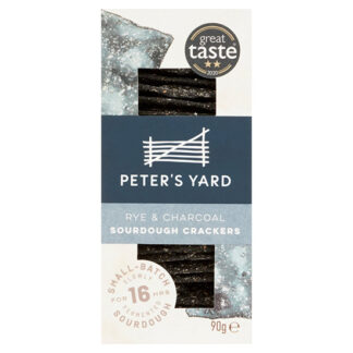 Peter's Yard Sourdough Charcoal & Rye Crackers