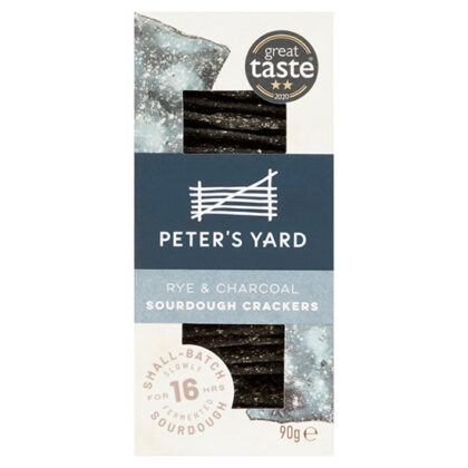 Peter’s Yard Sourdough Charcoal & Rye Crackers