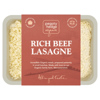 Pegoty Hedge Beef Lasagne Organic 800g