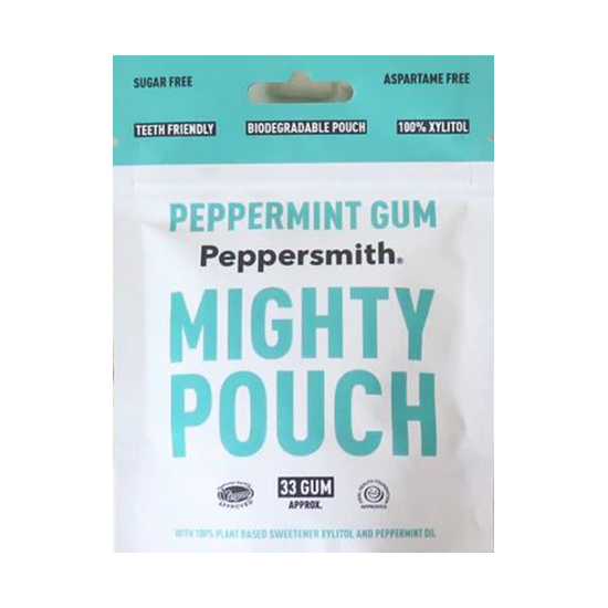 Peppersmith Mighty Box Peppermint Dental Chewing Gum 50g