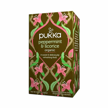 Pukka Peppermint & Licorice Herbal Tea Organic