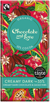 Chocolate & Love Creamy Dark 55% 80g Organic