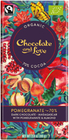 Chocolate & Love Pomegranate 70% Organic