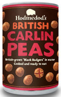 Hodmedod’s British Carlin Peas Tinned Organic 400g