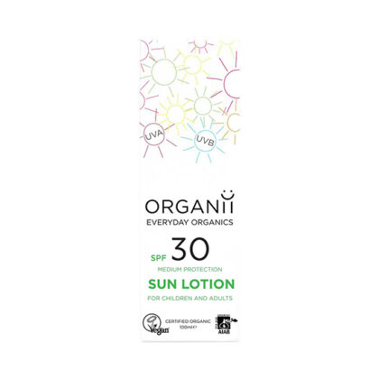 Organii SPF30 Medium Protection Sun Lotion Organic