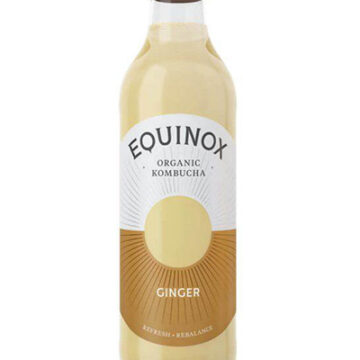 Equinox Kombucha Ginger Green Tea Infusion Organic 275ml