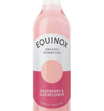 Equinox Kombucha Raspberry & Elderflower Tea Organic 275ml