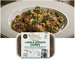 Bini Lamb and Spinach Curry