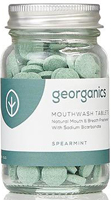 Georganics Spearmint Mouthwash Tablets