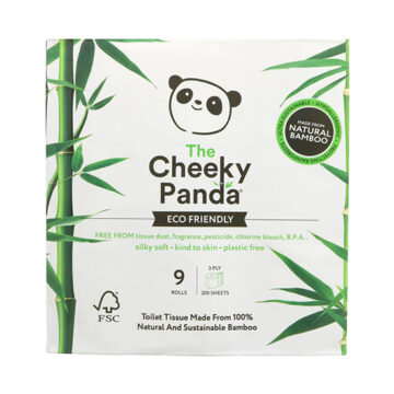 The Cheeky Panda Classic Toilet Tissue ~ 9 Pack