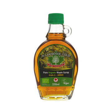 St. Lawrence Gold Grade A Amber Canadian Maple Syrup Organic 330g