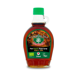 St. Lawrence Gold Canadian Dark Maple Syrup Organic 330g