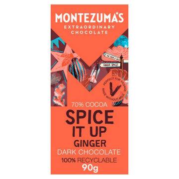 Montezuma’s Dark Chocolate Spice It Up Ginger Chocolate 90g