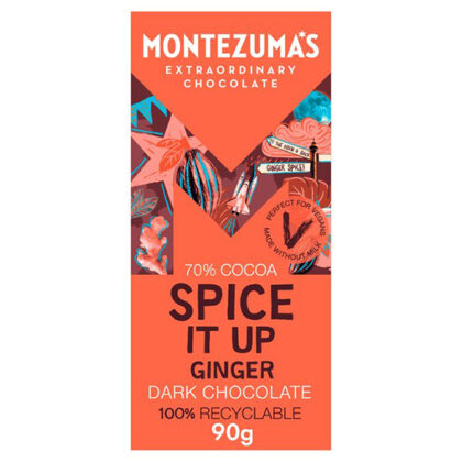 Montezuma’s Dark Chocolate Spice It Up Ginger Chocolate 90g