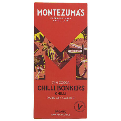 Montezuma’s Dark Chocolate Chilli Organic 90g