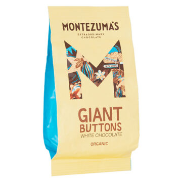 Montezuma’s White Chocolate Giant Buttons Organic 180g