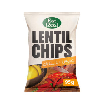 Eat Real Cofresh Chilli & Lemon Lentil Chips 95g